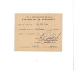 Certificate of enrolment - Civil Defence Corps - Mr. G.M. Cope - West Sussex Division - 03/10/1958; 3/10/1958; 35020 Certificate of enrolment - Civil Defence Corps - Mr. G.M. Cope - West Sussex Division - 03/10/1958; 3/10/1958; 35020