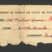 R.A.F. temporary leave pass - R.A.F. Shawbury - P. Bland 980130 R.A.F. - 08/04/1941; 8/04/1941; 2006 R.A.F. temporary leave pass - R.A.F. Shawbury - P. Bland 980130 R.A.F. - 08/04/1941; 8/04/1941; 2006