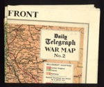 Map - "Daily Telegraph" war map no: 2 - war map of the Western Front; 1823