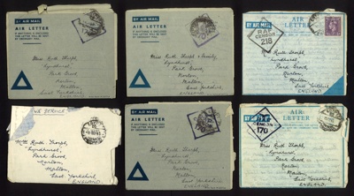 Letters- from a W.A.A.F member 'Ivy' stationed in Cairo, Egypt to her sister 'Ruth' x12 dating between 1943-45 ; 78823