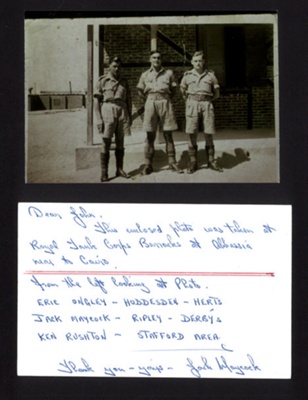 Documentation - Monte Cassino Veterans Association - letters - names & addresses - photographs - maps; 2039 Documentation - Monte Cassino Veterans Association - letters - names & addresses - photographs - maps; 2039