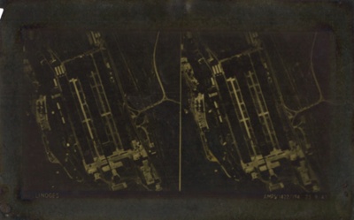 R.A.F. photographic negative - reconnaissance picture of Linoges - 23/09/1943; 23/09/1943; 2192 R.A.F. photographic negative - reconnaissance picture of Linoges - 23/09/1943; 23/09/1943; 2192