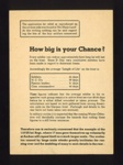 German propaganda leaflets (2) - "How big is your chance ?"; 1/01/1944; 5080