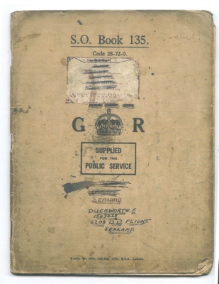 Copies of photographs & extracts from note books - R.A.F. bomb disposal - Cpl Fred Duckworth - 1543428 - 6208 B.D. - sealand; 37384 Copies of photographs & extracts from note books - R.A.F. bomb disposal - Cpl Fred Duckworth - 1543428 - 6208 B.D. - sealand; 37384