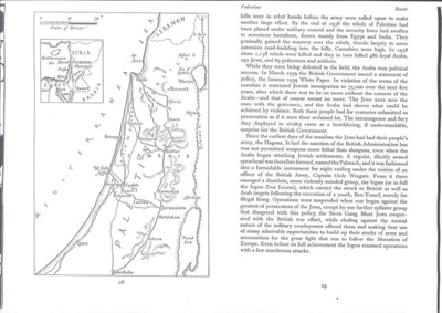 Book extract - "History of the British forces in Palestine 1917-1945"; 37800 Book extract - "History of the British forces in Palestine 1917-1945"; 37800