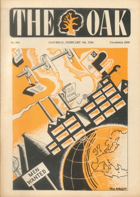 Newsletter - "The Oak" 09/02/1946 no: 596 - 46th Division magazine; 9/02/1946; 38170 Newsletter - "The Oak" 09/02/1946 no: 596 - 46th Division magazine; 9/02/1946; 38170