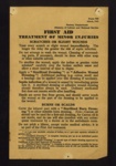 Certificate - Air Raid Precautions & voluntary aid course - 01/05/1940 - awarded to Beatrice Beasley - plus leaflet form 923 Ministry of Labour & National Service - "First aid"; 1/05/1940; 5405 Certificate - Air Raid Precautions & voluntary aid course - 01/05/1940 - awarded to Beatrice Beasley - plus leaflet form 923 Ministry of Labour & National Service - "First aid"; 1/05/1940; 5405
