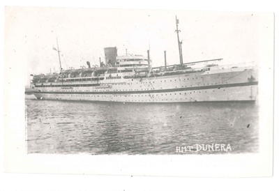 Photograph - "HMT dunera" - troopship; 32653 Photograph - "HMT dunera" - troopship; 32653