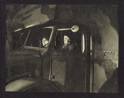 Photograph - Queen's messenger convoy on the way to stricken city; 6824 Photograph - Queen's messenger convoy on the way to stricken city; 6824