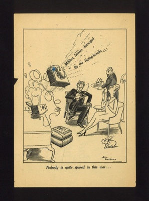 British propaganda leaflets (2) - "Nobody is quite spared in this war..."; 5077