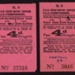 Tickets- South African railway and harbours administration- Cape Town x2; 78862 