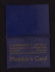 Membership card - "Scarborough & District Industrial Co-operative Society Limited" - Laura R. Devonshire - May 1931 to May 1936; 1/05/1931; 5509 Membership card - "Scarborough & District Industrial Co-operative Society Limited" - Laura R. Devonshire - May 1931 to May 1936; 1/05/1931; 5509