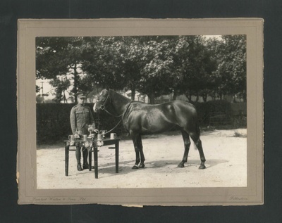3 Photographs of RSM H.W.Courtney 14/18 Hussars; 49441
