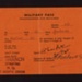 Movement pass - Spr F.R. Newbould R.E. - for Norway - issued 17/05/1945 by 1st Airborne Division; 17/05/1945; 5248 Movement pass - Spr F.R. Newbould R.E. - for Norway - issued 17/05/1945 by 1st Airborne Division; 17/05/1945; 5248