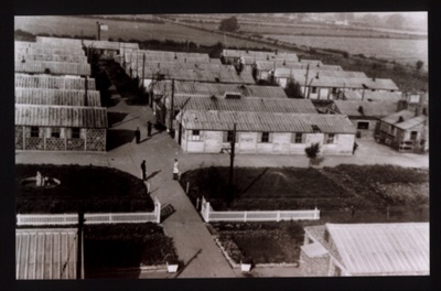 Photograph of Eden Camp during 1940s. P.O.W. camp 83. Lorenz Sievert, Romanian P.O.W.; 67405