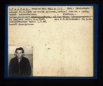 German P.O.W. record card - Stanislaus Pfeifer - German - Dob 30/09/1925; 6620