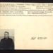 German P.O.W. record card - Johannes Schumann - German - Dob 03/10/1900; 6649