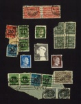 Assorted German stamps - wartime issue; 2104