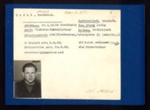 German Eden Camp P.O.W. record card - Gerhard Berek - German - Dob 27/06/1926; 6571 German Eden Camp P.O.W. record card - Gerhard Berek - German - Dob 27/06/1926; 6571