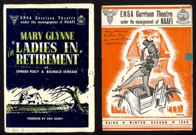 Programmes from events in Cairo, Egypt, Royal Opera House, ENSE Garrison Theatre etc; 78836