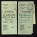 2 X proof of posting for parcels to Germany Glanz family 1947. both sent from Pickering; 71538