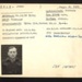 German P.O.W. record card - Josef Maly - Rumanian - dob 28/12/1909; 1949
