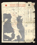 Map - British P.O.W. Camps in Germany & Italy - the Red Cross & St. John War Organisation - September 1943; 1/09/1943; 5825 Map - British P.O.W. Camps in Germany & Italy - the Red Cross & St. John War Organisation - September 1943; 1/09/1943; 5825