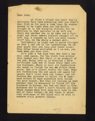 German propaganda leaflets (3) - "Dear Jack..."; 5076