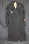 St John ambulance overcoat. Sergeant's stripes and post 1953. insignia to sleeves - National Hospital Service reserve; 70079 St John ambulance overcoat. Sergeant's stripes and post 1953. insignia to sleeves - National Hospital Service reserve; 70079