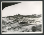 Photograph - "H.M.S. Jamaica" - Fiji class cruiser - in heavy seas; 2628