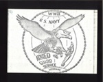 Diagram - U.S. Navy Armed Guard Service emblem; 1965