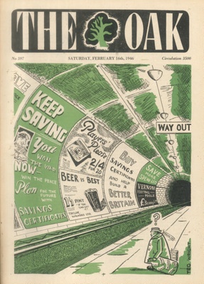 Newsletter - "The Oak" 16/02/1946 no: 597 - 46th Division magazine; 16/02/1946; 38171 Newsletter - "The Oak" 16/02/1946 no: 597 - 46th Division magazine; 16/02/1946; 38171