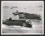Photograph - American "DUKWs" unloading Liberty ships off Sicily - 1943; 2625