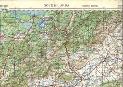 Map - souk el arba - Tunisia - second edition; 9908