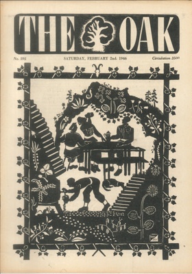 Newsletter - "The Oak" 02/02/1946 no: 595 - 46th Division magazine; 2/02/1946; 38169 Newsletter - "The Oak" 02/02/1946 no: 595 - 46th Division magazine; 2/02/1946; 38169