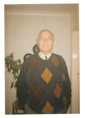 Colour photograph - Mr Robert Hogg in later life - (see also forces re-union); 35354 Colour photograph - Mr Robert Hogg in later life - (see also forces re-union); 35354