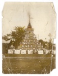 Photograph - Thailand pagoda with Thai dancers & artistes; 36496