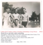 Cadet Dennis Dover and other cadets sunbathing -  From Course 18 - 1943/1944 - Photo No. 00026; 83389