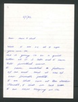 7 handwritten letters sent from Graham Hastings to his family during the Falklands War. ; 79688