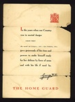 Certificate - for service in the Home Guard - Herbert Tunley - 02/11/1943 to 31/12/1944; 2/11/1943; 5795