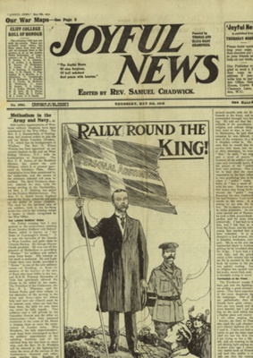 Church newspaper - "Joyful news" 06/05/1915 "Methodism in the army and navy"; 6/05/1915; 4764 Church newspaper - "Joyful news" 06/05/1915 "Methodism in the army and navy"; 6/05/1915; 4764