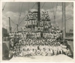 Group photograph - ship's company "H.M.S. Athene"; 35735