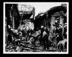 Official copyrighted war photograph- 15th September 1940- German bomber brought down by a London station; 56523