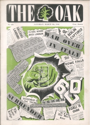 Newsletter - "The Oak" 09/03/1946 no: 600 - 46th Division magazine; 9/03/1946; 38174 Newsletter - "The Oak" 09/03/1946 no: 600 - 46th Division magazine; 9/03/1946; 38174