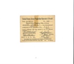 United States Army Projection Operator's Permit - Arthur Stanley - 27/12/1945; 27/12/1945; 34952 United States Army Projection Operator's Permit - Arthur Stanley - 27/12/1945; 27/12/1945; 34952