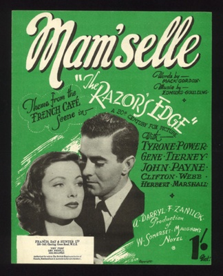 Sheet Music - "Mam'selle" by Mack Gordon & Edmund Goulding - 1947; 1/01/1947; 6256