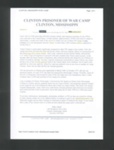 Internet source: Clinton P.O.W. camp - Clinton - Mississippi - U.S.A.; 34607 Internet source: Clinton P.O.W. camp - Clinton - Mississippi - U.S.A.; 34607