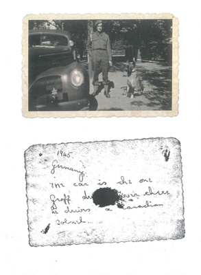 Copies (3) of photograph - Dvr Geoff hall - Royal Artillery - British independent observation group - Germany; 36957 Copies (3) of photograph - Dvr Geoff hall - Royal Artillery - British independent observation group - Germany; 36957