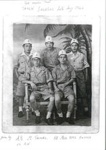 Copy of photograph - five Japanese navy P.O.W.'s - taken in Singapore - August 1946; 36449