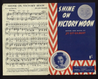 Sheet Music -"Shine On Victory Moon" by Joseph George Gilbert; 9106